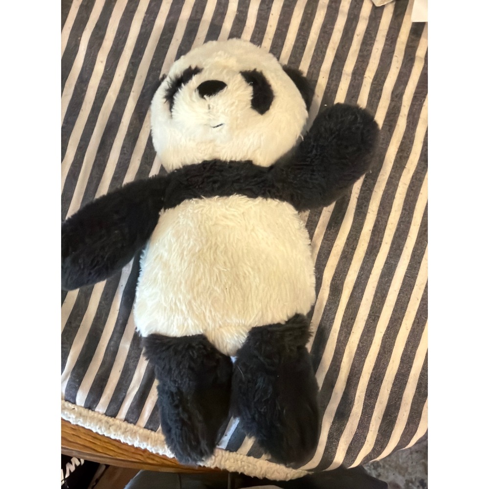 Aroma Home Panda Plush Microwaveable WITHOUTHeat Pack Black White Scented